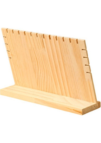 Ahşap Takı Teşhir Standı Çoklu Kolye Vitrin Sergileme Standı Büyük Boy modelleri