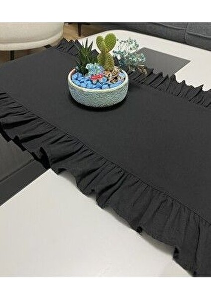 Home Pamuk Polyester Fırfırlı Runner 40X110 cm fiyatları