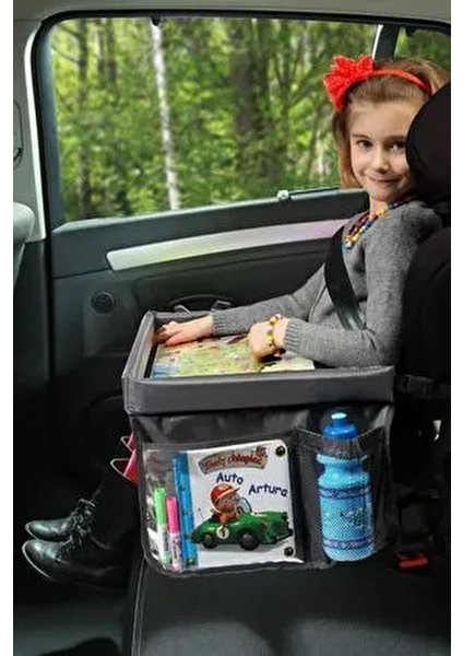 Oto Koltuğu Çocuk Aktivite Masası Bebek Arabası Seyahat Masası Koltuk Aksesuarı Eğitici Araç Oyun