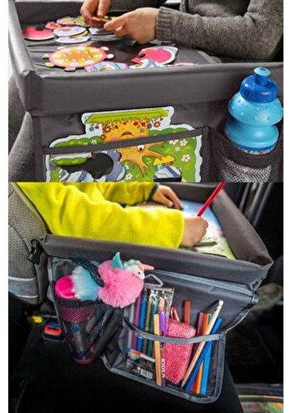 Oto Koltuğu Çocuk Aktivite Masası Bebek Arabası Seyahat Masası Koltuk Aksesuarı Eğitici Araç Oyun indirimleri