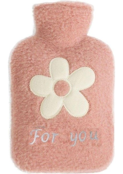 Sıcak Su Torbası Peluş Papatya Desenli Pembe 21X13,5X2CM 500 ml fiyatları