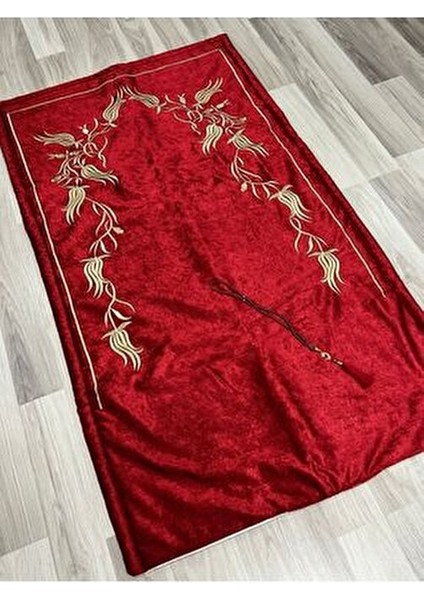 Sırma Işleme Seccade Tesbihli Gelin Damat Bohçası Hediyelik Çeyizlik