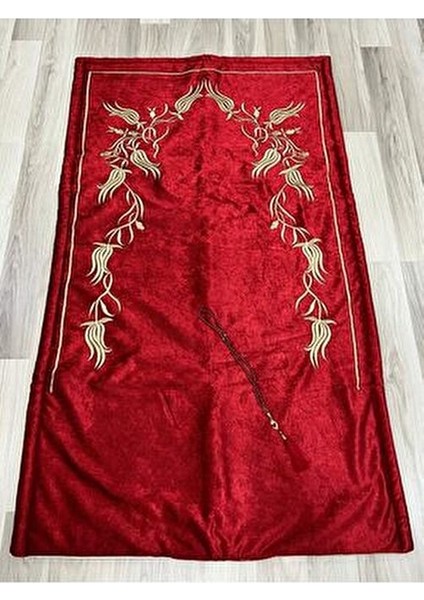 Sırma Işleme Seccade Tesbihli Gelin Damat Bohçası Hediyelik Çeyizlik