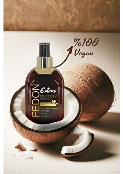 Ekstra Koyu Bronzlaştırıcı E Vitamini Kakao Içerikli Dark Extra Bronzing Oil 200 ml