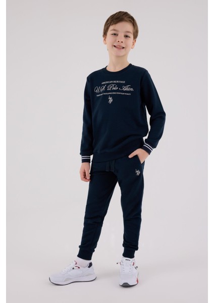 US2225 - Navy - U.s. Polo Assn Kids Erkek Eşofman Takımı fiyatları