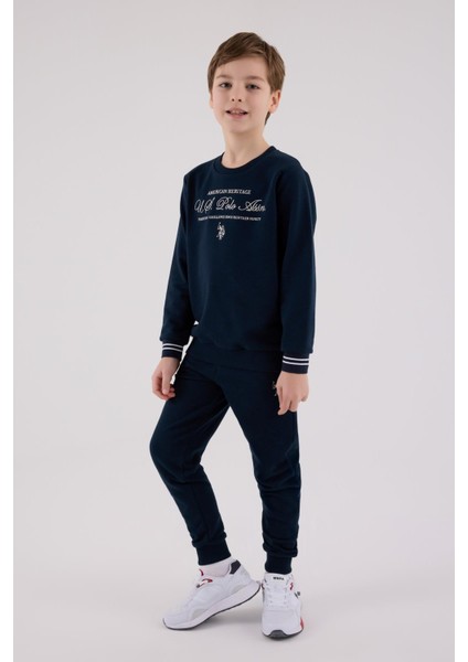 US2225 - Navy - U.s. Polo Assn Kids Erkek Eşofman Takımı modelleri