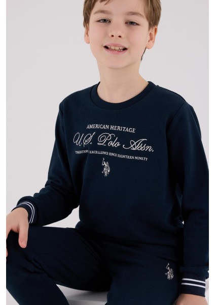 US2225 - Navy - U.s. Polo Assn Kids Erkek Eşofman Takımı fırsatları