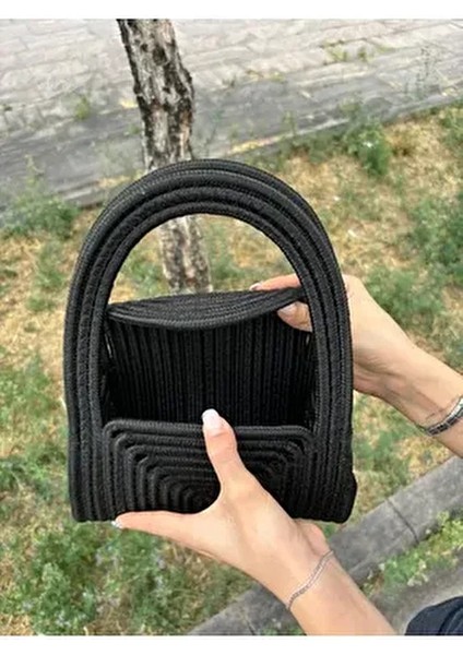 Jüt Hasır Portföy Clutch El Çantası Kadınlar İçin Şık ve Fonksiyonel Yaz Modası fırsatları