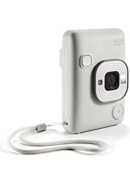 Instax Mini Liplay Hybrid Misty White Fotoğraf Makinesi 10'lu Film Albüm ve Deri Kılıf Hediye Seti modelleri