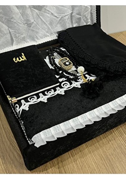 6 Parça Kadife Seccade Takımı Çeyizlik Bohça Sandıklı Gelin Damat Seti fırsatları