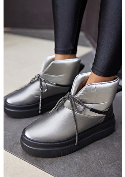 Fisayo Kadin Platin Parasut Kumaş Bot