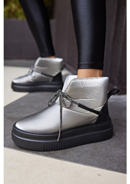 Fisayo Kadin Platin Parasut Kumaş Bot