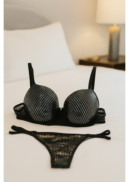 Dolgulu Pullu Sütyen Takımı indirimleri