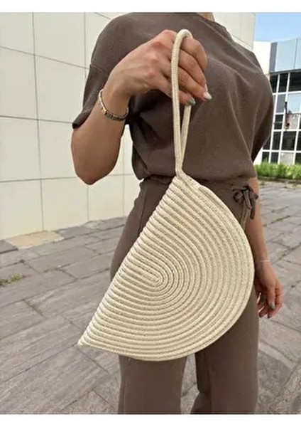 Moss Fermuarlı Hasır Clutch Çanta Ergonomik Tasarım Seyahat ve İş Kullanımı fiyatları