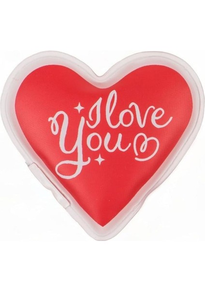 Kalpli Sevgi Mesajlı Cep Sobası,el Isıtıcı,sıcak Su Torbası Pvc 9cm fiyatları