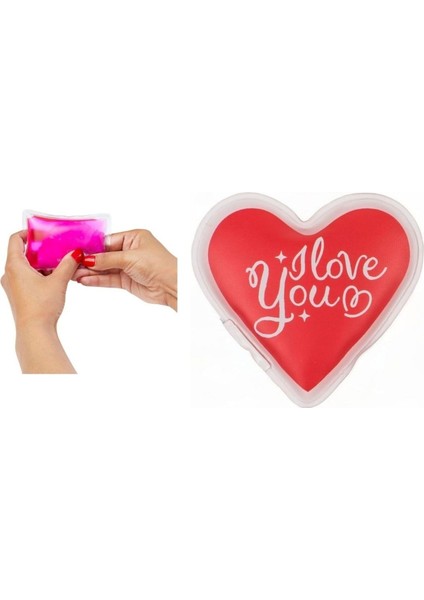 Kalpli Sevgi Mesajlı Cep Sobası,el Isıtıcı,sıcak Su Torbası Pvc 9cm indirimleri