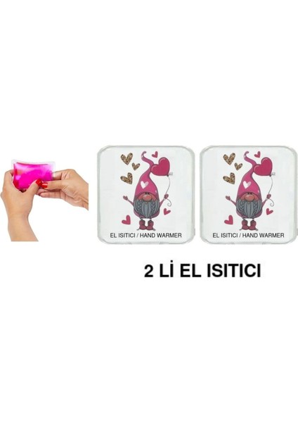 2 Adet Kalpli Noel Cücesi Cep Sobası,el Isıtıcı,sıcak Su Torbası Pvc 10X9,5CM fırsatları