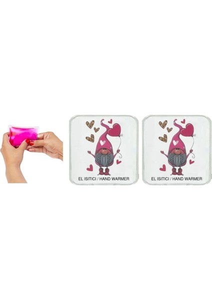 2 Adet Kalpli Noel Cücesi Cep Sobası,el Isıtıcı,sıcak Su Torbası Pvc 10X9,5CM indirimleri