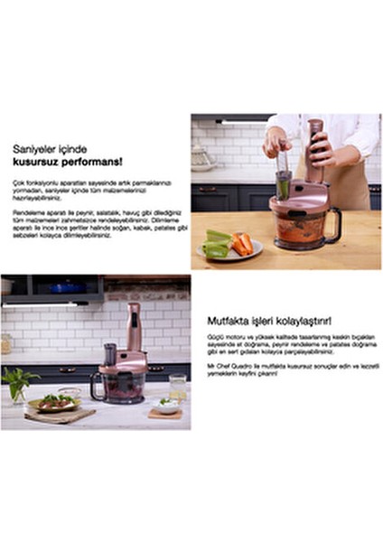 2 Kademeli Çok Amaçlı Mutfak Robotu 1,5 L Geniş Hazne, Buz Kırma Fonksiyonlu Turbolu 1000W Güç indirimleri