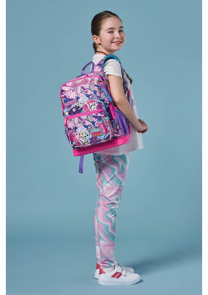 Kids 23760 Graffiti Desenli Dayanıklı ve Ergonomik Okul Sırt Çantası – Çocuklar için Rahat Taşıma