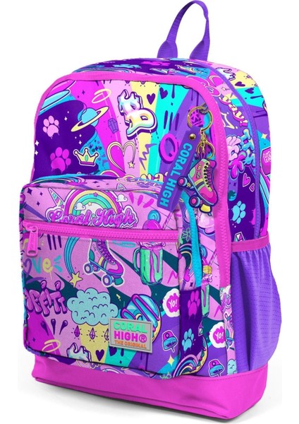 Kids 23760 Graffiti Desenli Dayanıklı ve Ergonomik Okul Sırt Çantası – Çocuklar için Rahat Taşıma