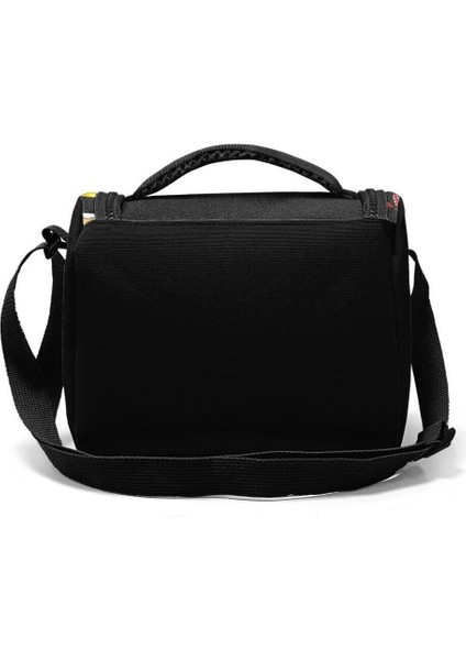 Kids Siyah Ninja Desenli 3'lü Su Geçirmez Ortopedik Okul Çanta Seti 14.4 L – İlkokul/Ortaokul Çocuk, 38x27x14 cm