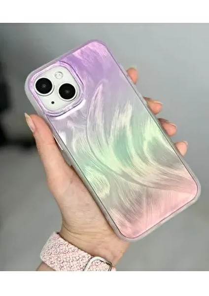 Iphone 13 - 14 - 15 Uyumlu Shine Renk Geçişli Parlak Tasarımlı Silikon Kılıf fırsatları