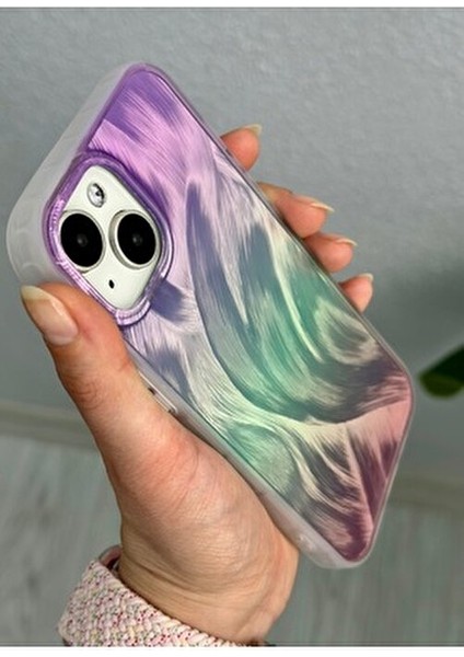 Iphone 13 - 14 - 15 Uyumlu Shine Renk Geçişli Parlak Tasarımlı Silikon Kılıf indirimleri