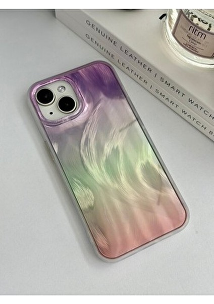 Iphone 13 - 14 - 15 Uyumlu Shine Renk Geçişli Parlak Tasarımlı Silikon Kılıf