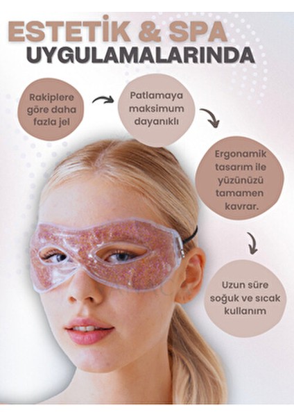 Simli Sıcak‑soğuk Termojel Buzlu Göz Maskesi, Baş ağrısı, Göz Altı, Ödem ve Şişlik Giderici. indirimleri