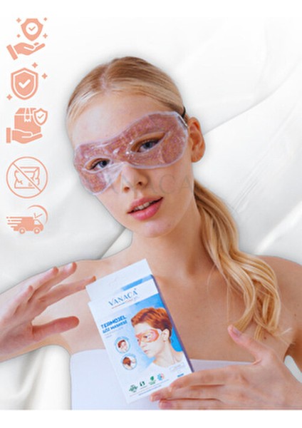 Simli Sıcak‑soğuk Termojel Buzlu Göz Maskesi, Baş ağrısı, Göz Altı, Ödem ve Şişlik Giderici.