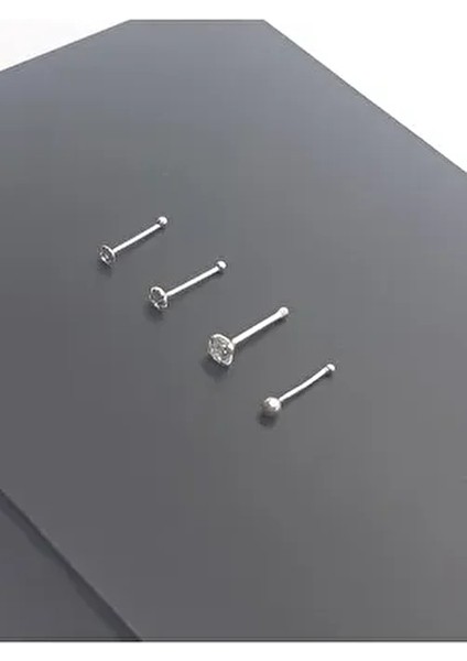 925 Ayar Gümüş 4'lü Ekonomik Hızma Seti (1,5mm-2mm-2,5mm Taşlı Yuvarlak+1,5mm Top)