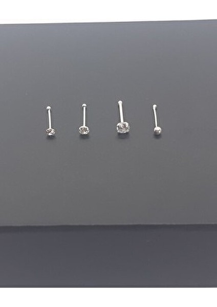 925 Ayar Gümüş 4'lü Ekonomik Hızma Seti (1,5mm-2mm-2,5mm Taşlı Yuvarlak+1,5mm Top)