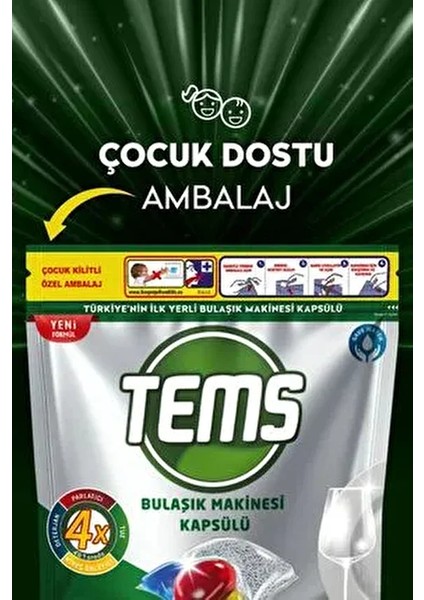 Bulaşık Makinesi Kapsül Deterjanı 36'lı x 3 Paket (108 Yıkama) fırsatları