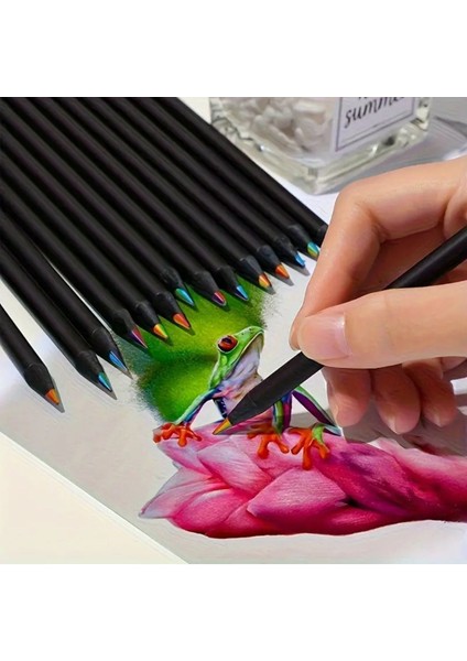 Gökkuşağı 2b Yedi Renk Aynı Anda Sanatsal Boya Kalemi ( Altı Adet ) fiyatları