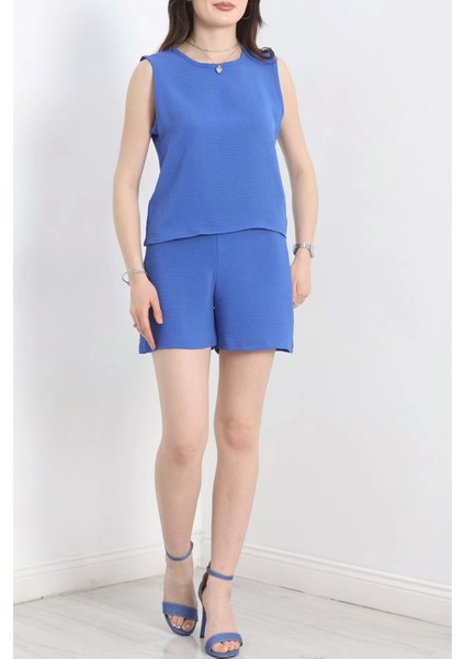 Şortlu Ayrobin Takım Mavi