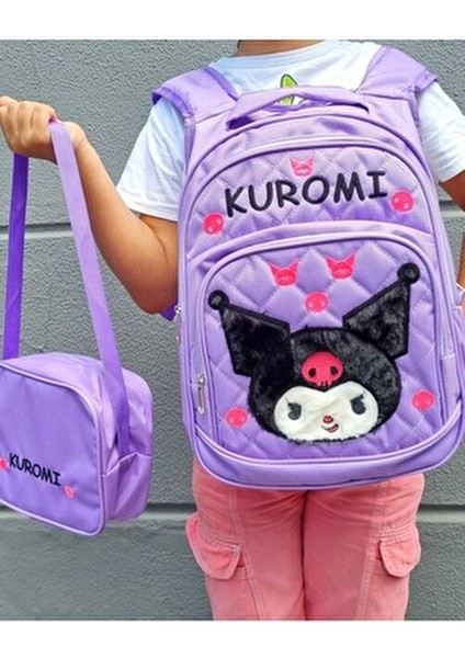 Lila Pembe Kuromı Baskılı, Su Geçirmez, Ortopedik Sırt Özellikl, Ilkokul Çantası + Beslenme Çantası fiyatları