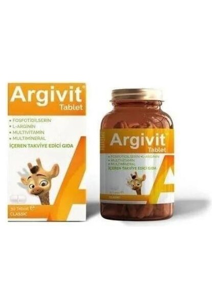 Classic 30 Tablet Fosfotidilserin ve L-Arginin İçeren Takviye Edici Gıda fiyatları