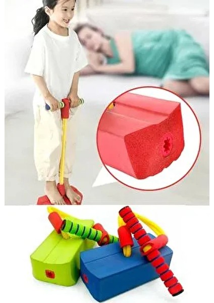 Zıpzıp Çocuklar Için Atlama Zıplama Oyuncağı Boy Uzatıcı Eğitici Fiziksel ve Zihinsel Geliştirici