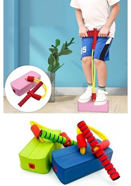 Zıpzıp Çocuklar Için Atlama Zıplama Oyuncağı Boy Uzatıcı Eğitici Fiziksel ve Zihinsel Geliştirici