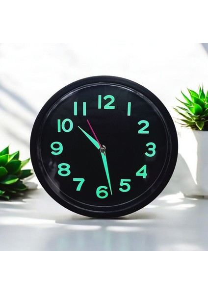 Fosforlu Siyah Duvar Saati Çap 22 cm Karanlıkta Parlayan Fosforlu Zincir Kolye fiyatları