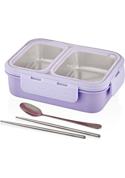 Çelik Beslenme Kutusu Lunch Box Paslanmaz 700 ml XC-7096 (Karışık Renk 1 Adet) fiyatları