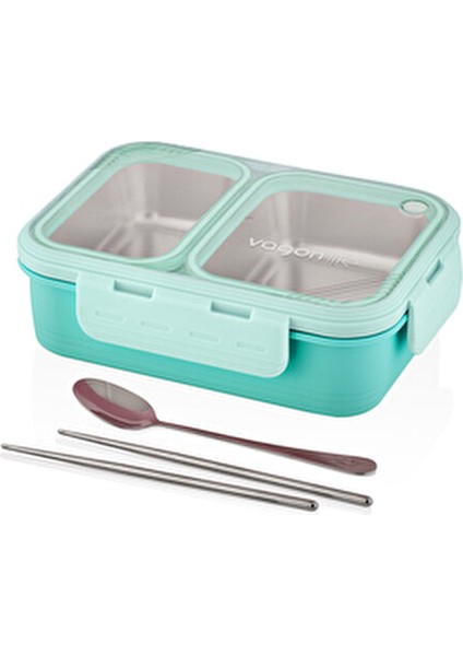 Çelik Beslenme Kutusu Lunch Box Paslanmaz 700 ml XC-7096 (Karışık Renk 1 Adet) modelleri