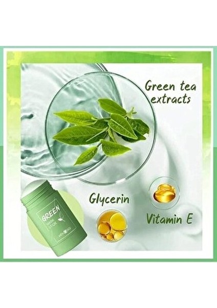 Beyazlatıcı Etkili Yeşil Çay Özlü Siyah Nokta ve Maskesi Green Tea Mask Stick Premium Serum indirimleri
