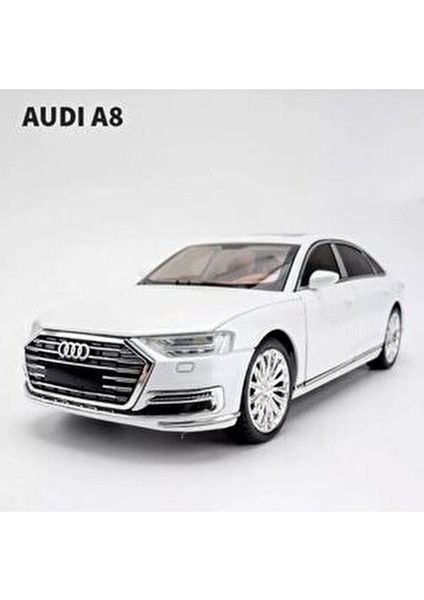 Audi A8 Araba Audi A8 Long Quattro 1:24 Diecast Metal Model Araba Koleksiyon Araba Sesli Işıklı fiyatları