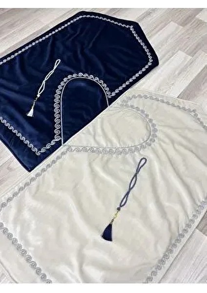 Kalpli Seccade Eşli Çift Seccade Tesbihli Gelin Damat Bohçası Hediyelik Çeyizlik