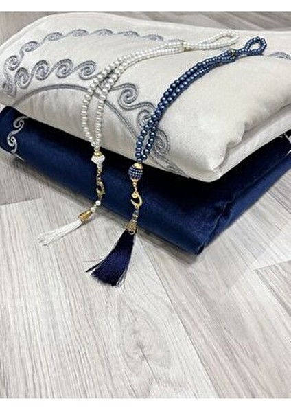 Kalpli Seccade Eşli Çift Seccade Tesbihli Gelin Damat Bohçası Hediyelik Çeyizlik fırsatları