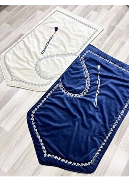 Kalpli Seccade Eşli Çift Seccade Tesbihli Gelin Damat Bohçası Hediyelik Çeyizlik