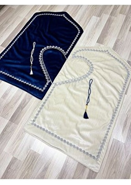 Kalpli Seccade Eşli Çift Seccade Tesbihli Gelin Damat Bohçası Hediyelik Çeyizlik