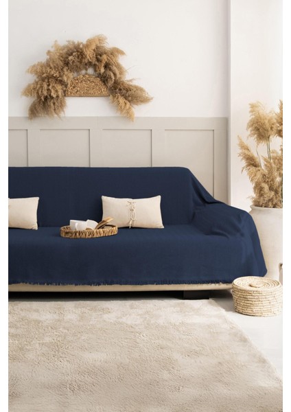 Rio Geniş Koltuk Örtüsü – %100 Geri Dönüştürülmüş Pamuk, Bej Düz Desen, Kolları Kaplayan Yumuşak Dokuma modelleri